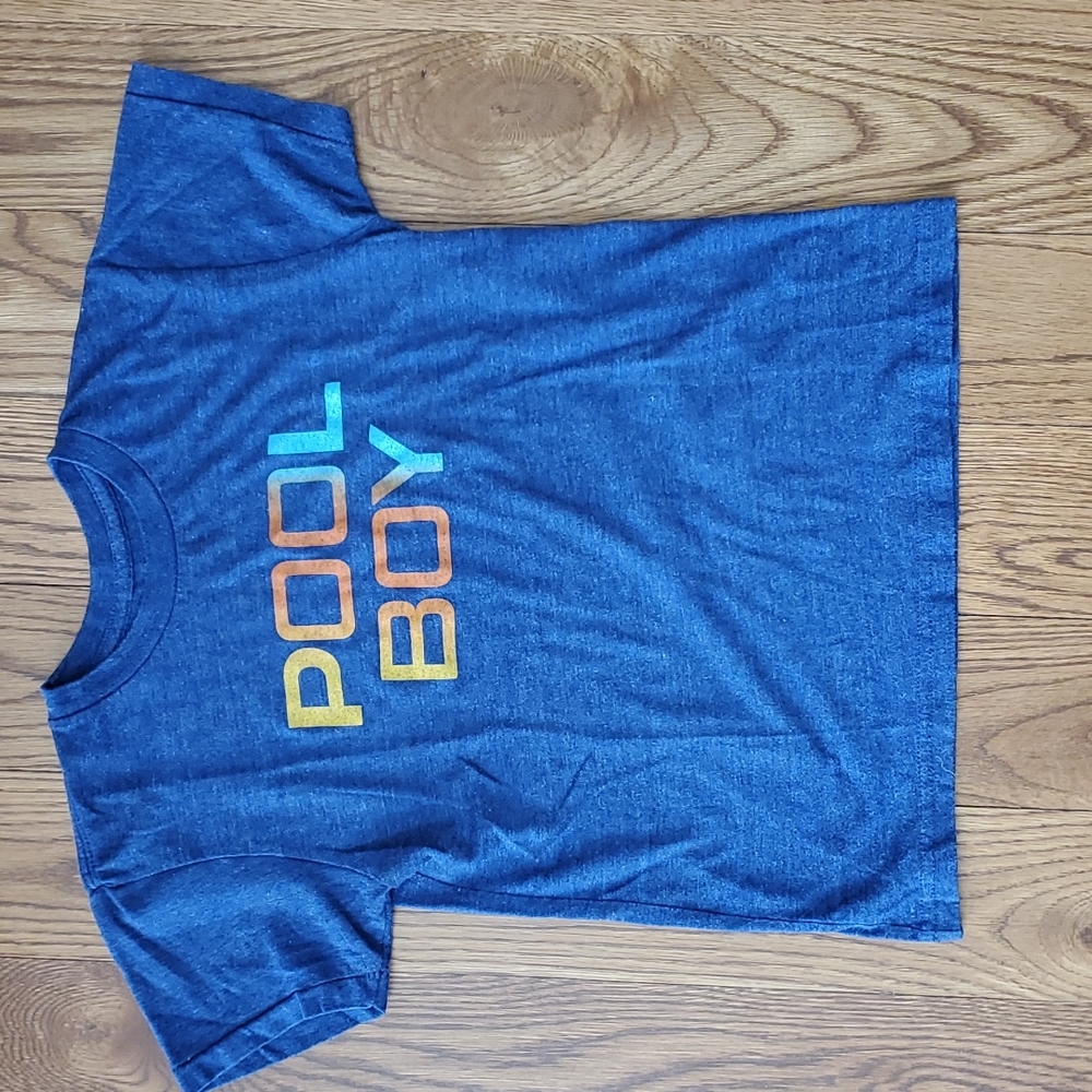 Chasing Fireflies Boys Pool Boy Tee - Navy - size 10